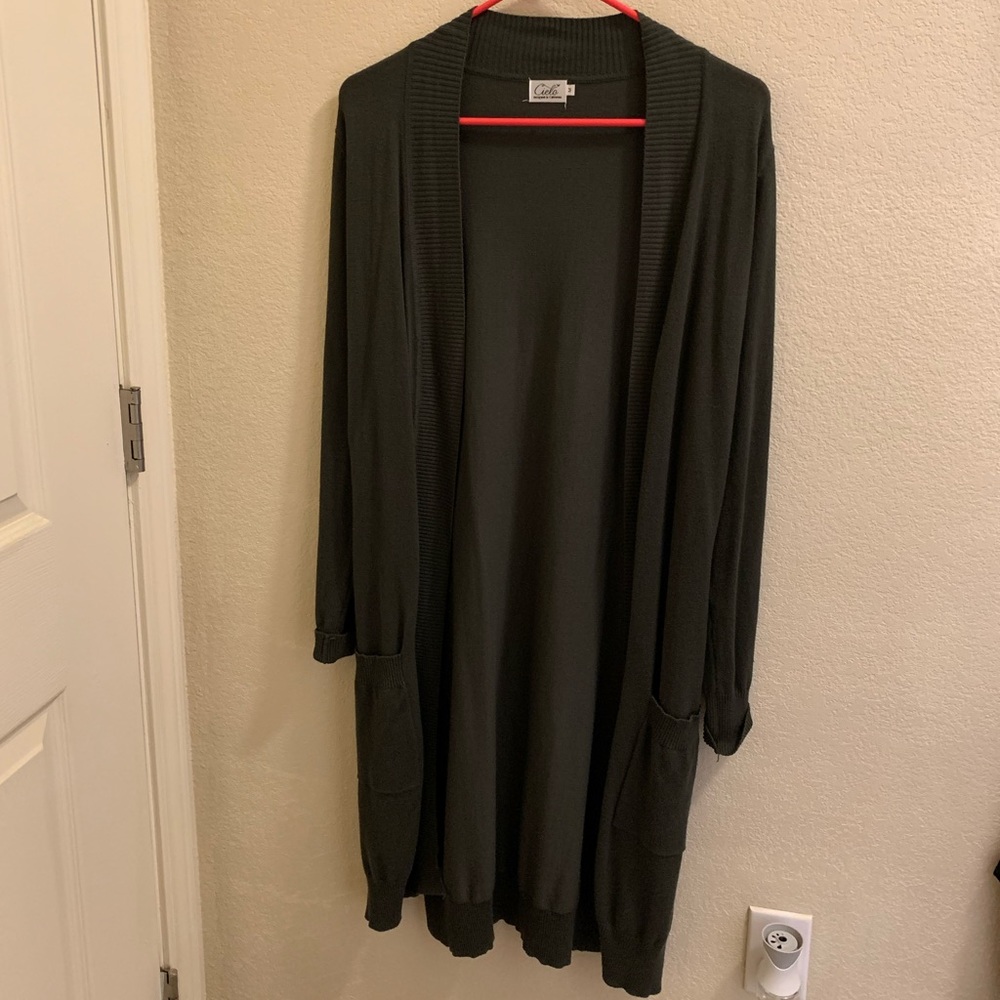 Olive Cardigan